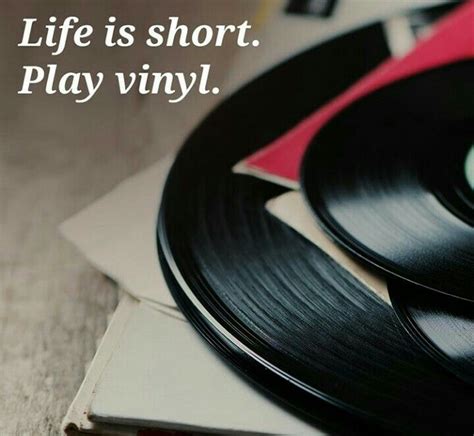 Vinyl Quotes Life Is Short Dna Vinyl Records Sonic Audio Dreams