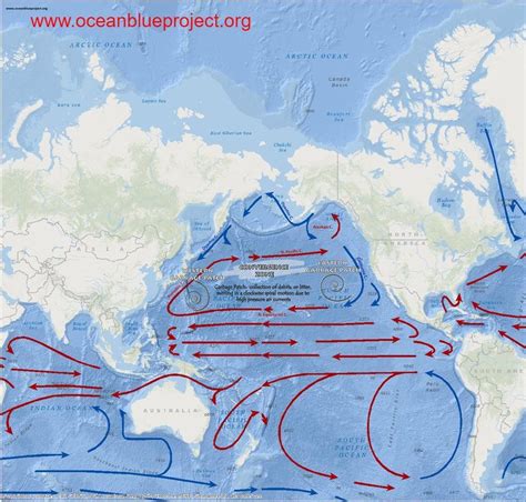 Ocean Current Maps Of The North Pacific Ocean Ocean Surface Current