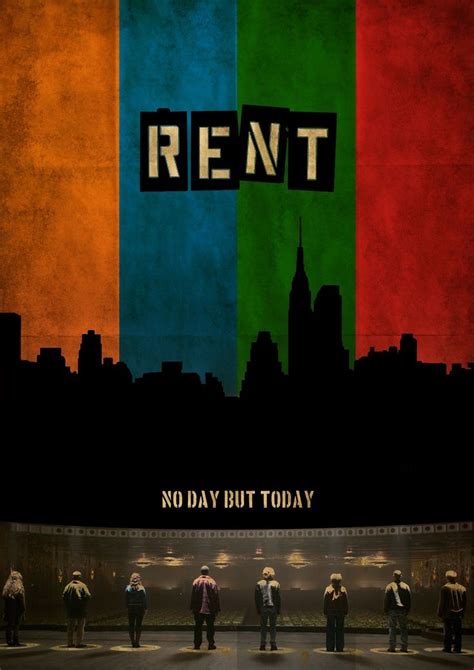 Rent The Musical Rent Musical Poster Musical Theatre Musicals