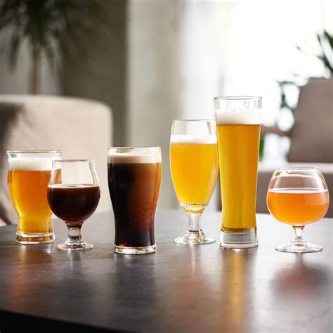 Libbey Craft Brews Assorted Beer Glasses Set Of 6 Libbey Shop