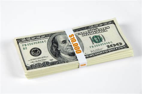 Ten Thousand Dollars stock image. Image of savings, monetary - 2756053