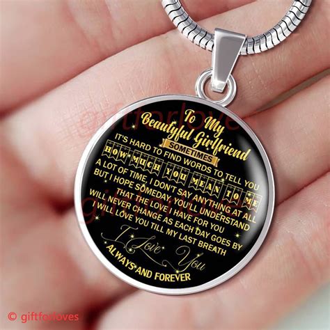 Our gifts start from just £3.99 and include a huge personalised selection where you can add photos, special messages or names; To My Girlfriend Luxury Necklace: Birthday Gift For ...