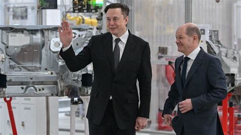Tesla Elon Musk Opens Delayed Gigafactory In Berlin Bbc News