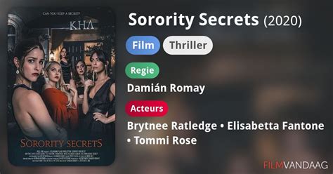 Sorority Secrets Film 2020 Filmvandaag Nl