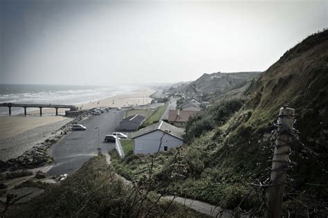 Omaha Beach Bluffs Over Looking Dog Green Sector D Day Normandy D