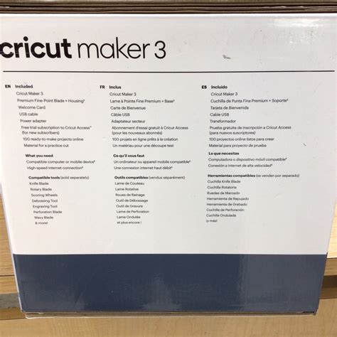 Cricut Maker 3 Smart Cutting Machine Model 2008334 ~ New 93573796685