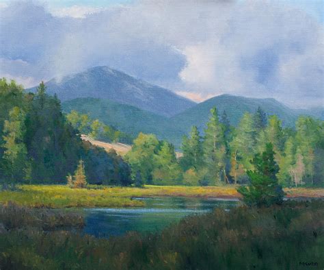 Adirondack Whiteface Mt Painting By Marianne Kuhn Fine Art America