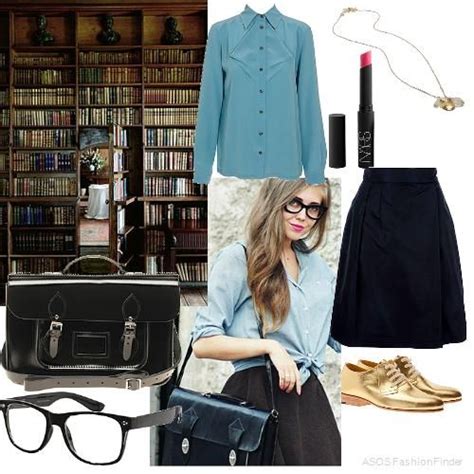 Librarian Chic By Asosjulia Librarian Chic Outfits Librarian Chic