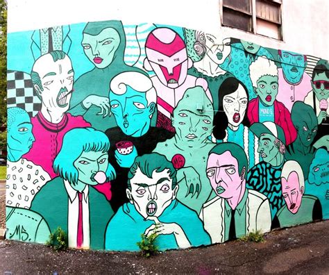 Montreal Quebec Street Art And Graffiti This Is A New Mural From The