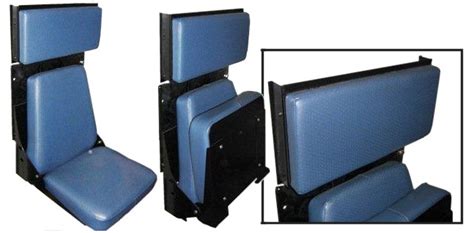 Wall Mounted Folding Seat With Fixed Head Rest Log Book Holder