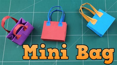 Origami Easy Bag How To Make Bag With Color Paper Tutorial Diy