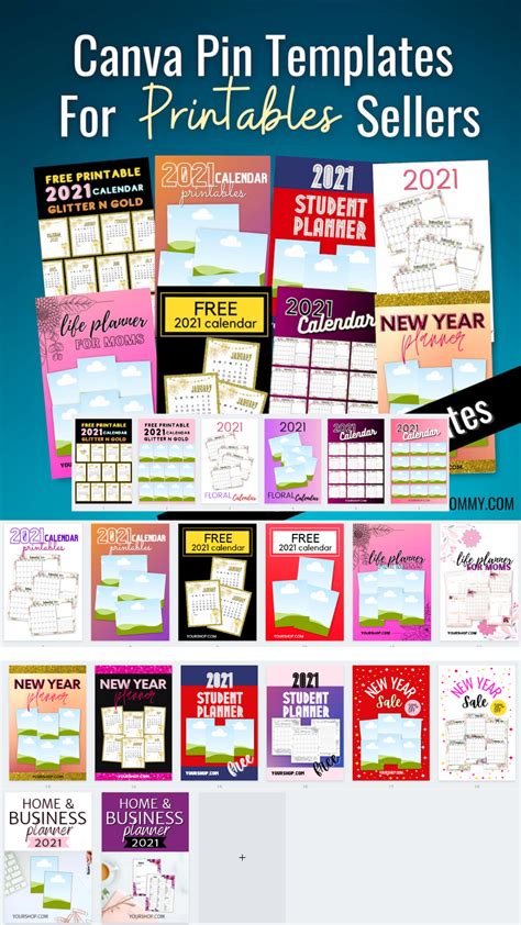 Canva Pin Templates For Printables Sellers Artofit