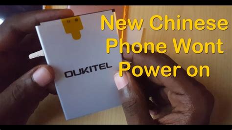 New Chinese Phone Will Not Power On Try This Youtube