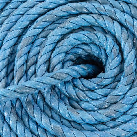 16mm X 220m Blue Heavy Duty Poly Rope Coils Polypropylene Pp £8499