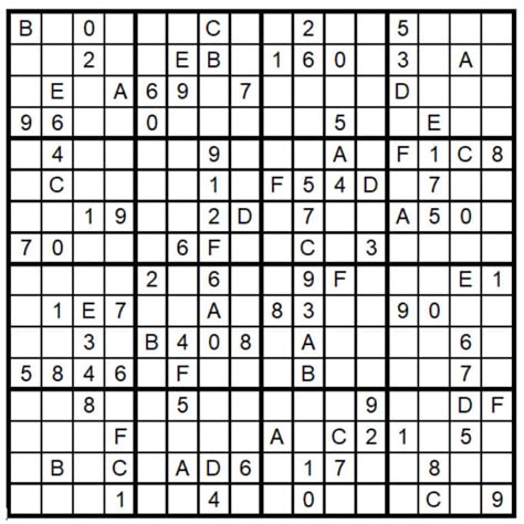 Sudoku Puzzles With Letters And Numbers