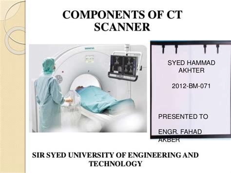 Computer Tomography Components