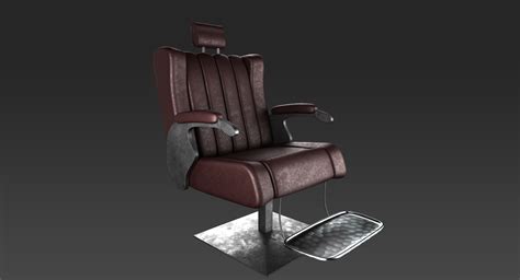 Barber Chair 3d Model 15 Max 3ds Fbx Obj Free3d