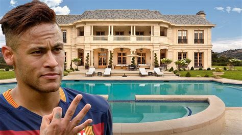When neymar joined santos and succeeded as a youth footballer, he was paid a considerable amount of money which helped his family acquire their first property. Neymar Da Silva House Inside And Outside View - YouTube