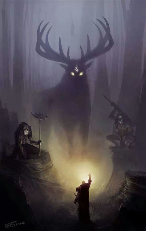 Forest Creatures Imgur Dark Fantasy Art Fantasy Kunst Fantasy World