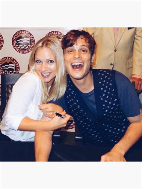 We would like to show you a description here but the site won't allow us. "Matthew Gray Gubler & AJ Cook" Sticker by haley650 ...