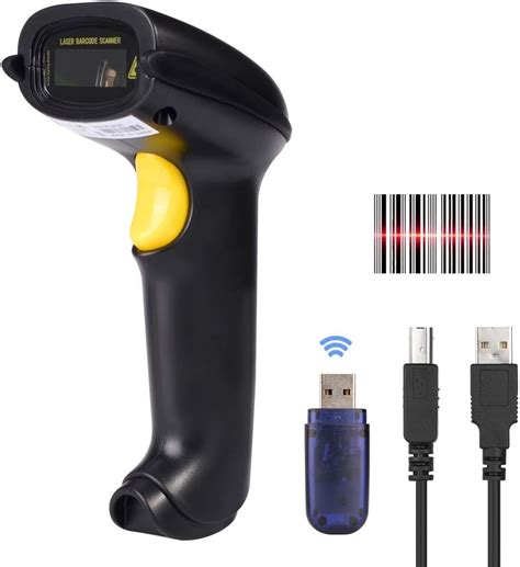 Realinn 1d Wireless Barcode Scanner Cordless And Wired 2