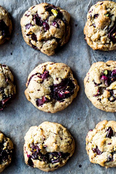 Chocolate & Cranberry Bark Coconut Oil Cookies - Dishing Up the Dirt