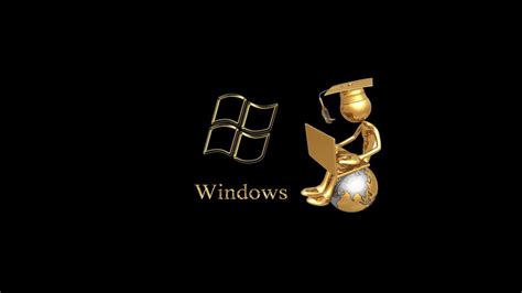 Windows Gold Hd Wallpaper Wallpaperfx