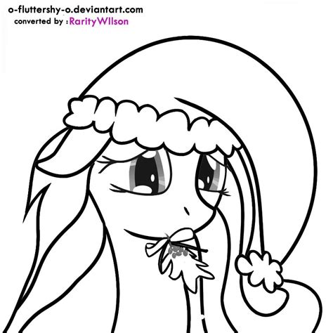 my little pony christmas coloring pages My little pony christmas coloring pages