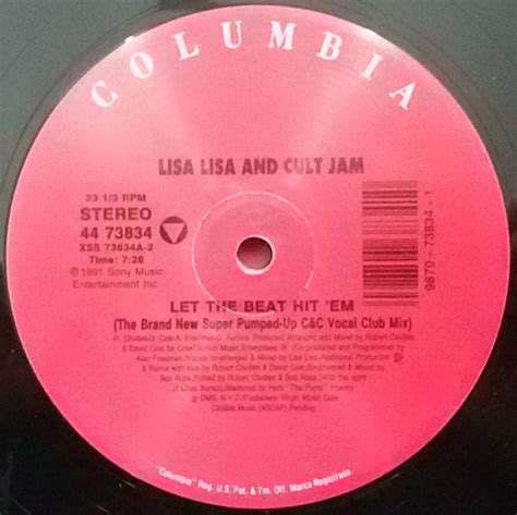 Lisa Lisa And Cult Jam Let The Beat Hit Em 1991 Vinyl Discogs