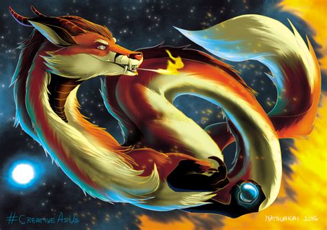 Fox Dragon by Natsuakai on DeviantArt