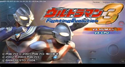 Download Ultraman Fighting Evolution 3 Ps2 Iso Savedata