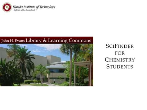 Scifinder Chemistry Research Guide Ppt