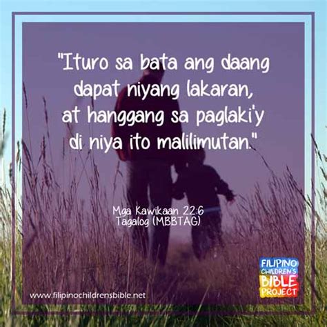 Tagalog Bible Verse For Kids
