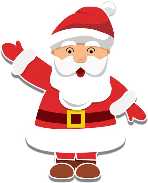 Santa Waving Clipart Free Download Transparent Png Creazilla