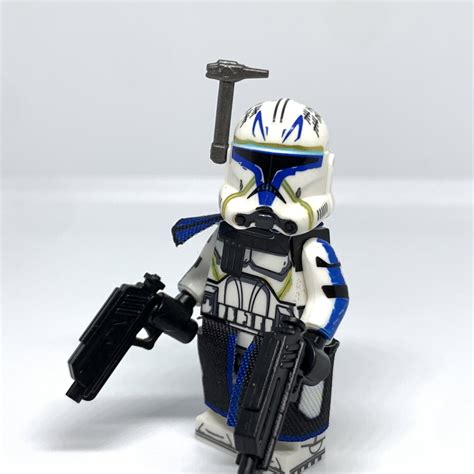 501st Legion Captain Rex Clone Trooper Phase Armour Custom Lego