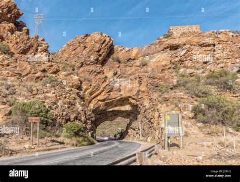 A Road Tunnel With An Old British Fort From The Boer War Between