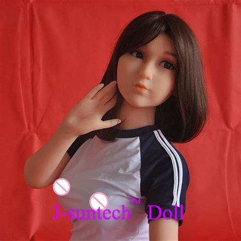 100 New 135cm Small Breast Sex Doll Real Silicone Doll Japanese Sex