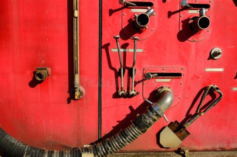 Part Of Fire Truck Equipment Stock Photo Image Of Heat Piping 41661760