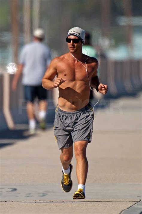 Pictures Of Shirtless Matthew McConaughey Running Shirtless In Malibu POPSUGAR Celebrity