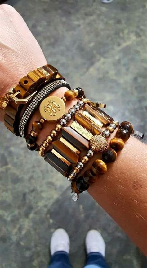 Rustic Cuff Tiger S Eye Stack Rustic Cuff Tiger Eye Stack Leather