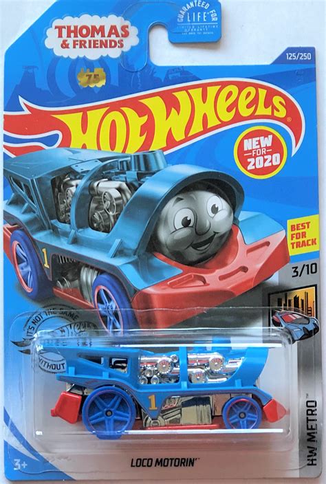 Hot Wheels 2020 Loco Motorin Thomas The Train Blue 125250