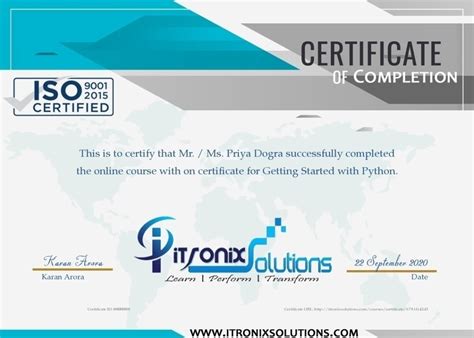 Itronix Solutions Free Online Courses With Certificate