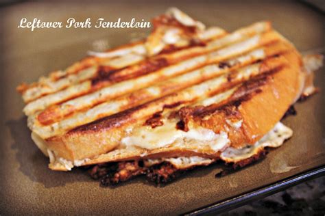 Lay on a baking sheet season with salt and pepper. Pork Tenderloin Panini | Leftover pork tenderloin ...
