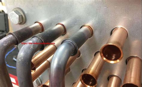 Induction Heating Induction Brazing Copper Tube Of Heat Exchanger