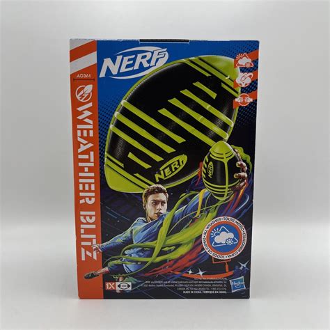 Nerf Weather Blitz Football For All Weather Play Hasbro Easy To Hold