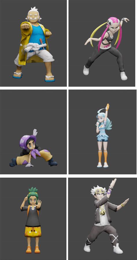 Z Move Poses Pack For Mmd By Cosmogriff On Deviantart