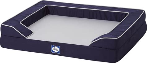 Sealy Lux Premium Orthopedic Dog Bed Medium Navy