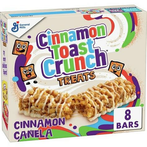 Soft Baked Bars Cinnamon Toast Crunch 8ct