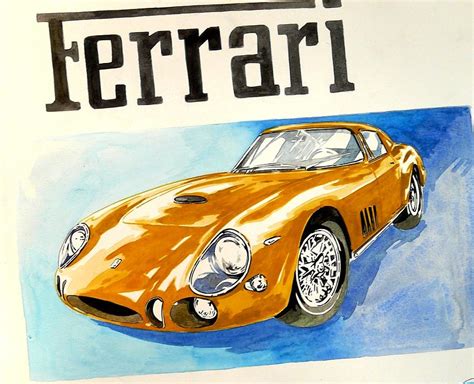 Ferrari 250 Gto 1962 Painting By Federico De Muro