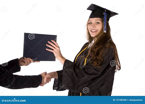 Receiving Diploma Stock Photo Image Of Background Graduate 12198548